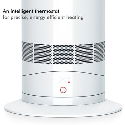 Dyson AM09 Hot + Cool™  Jet Focus Fan Heater White Nickel