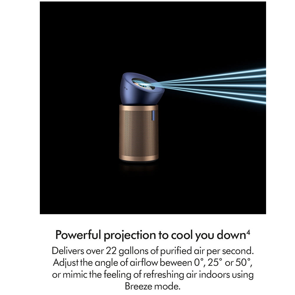 Dyson Big + Quiet Formaldehyde BP04 Purifying Fan Air Purifier - Prussian Blue/Gold