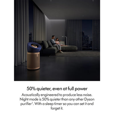 Dyson Big + Quiet Formaldehyde BP04 Purifying Fan Air Purifier - Prussian Blue/Gold