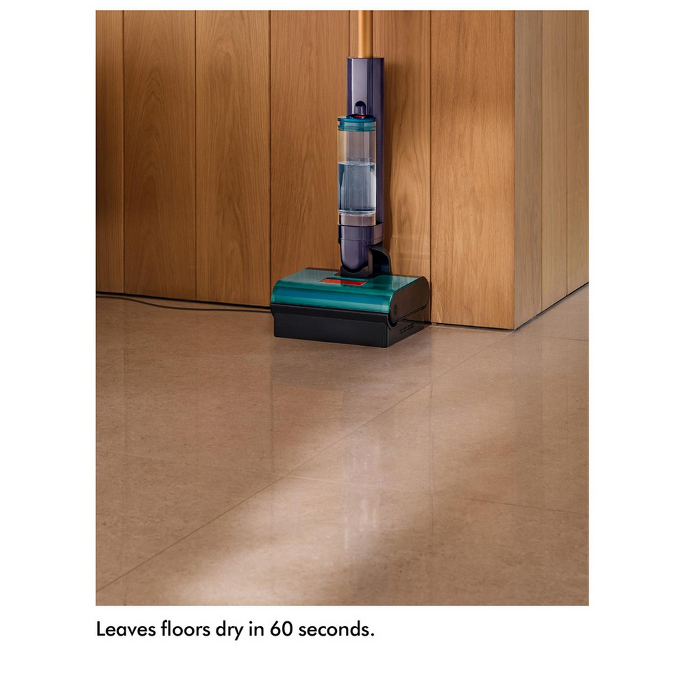 Dyson Clean+Wash Cordless Hygiene Hard Floor Cleaner 45 Minutes Run Time Gold Blue CLEANWASHHYG