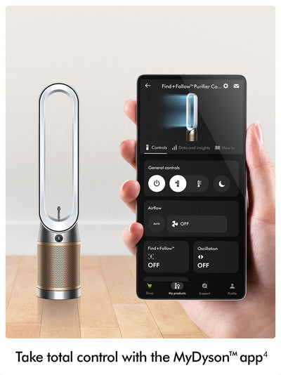 Dyson Find+Follow Purifier Cool PC3 Purifying Fan (TP14) - White/Gold