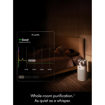 Dyson HJ10 HushJet Compact Air Purifier White Silver