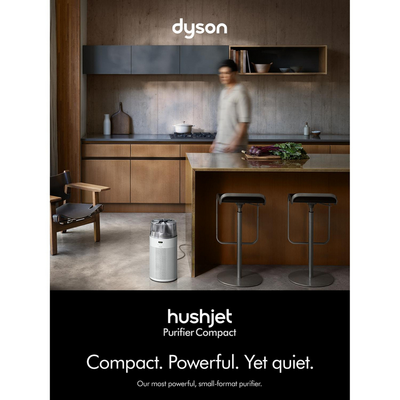 Dyson HJ10 HushJet Compact Air Purifier White Silver