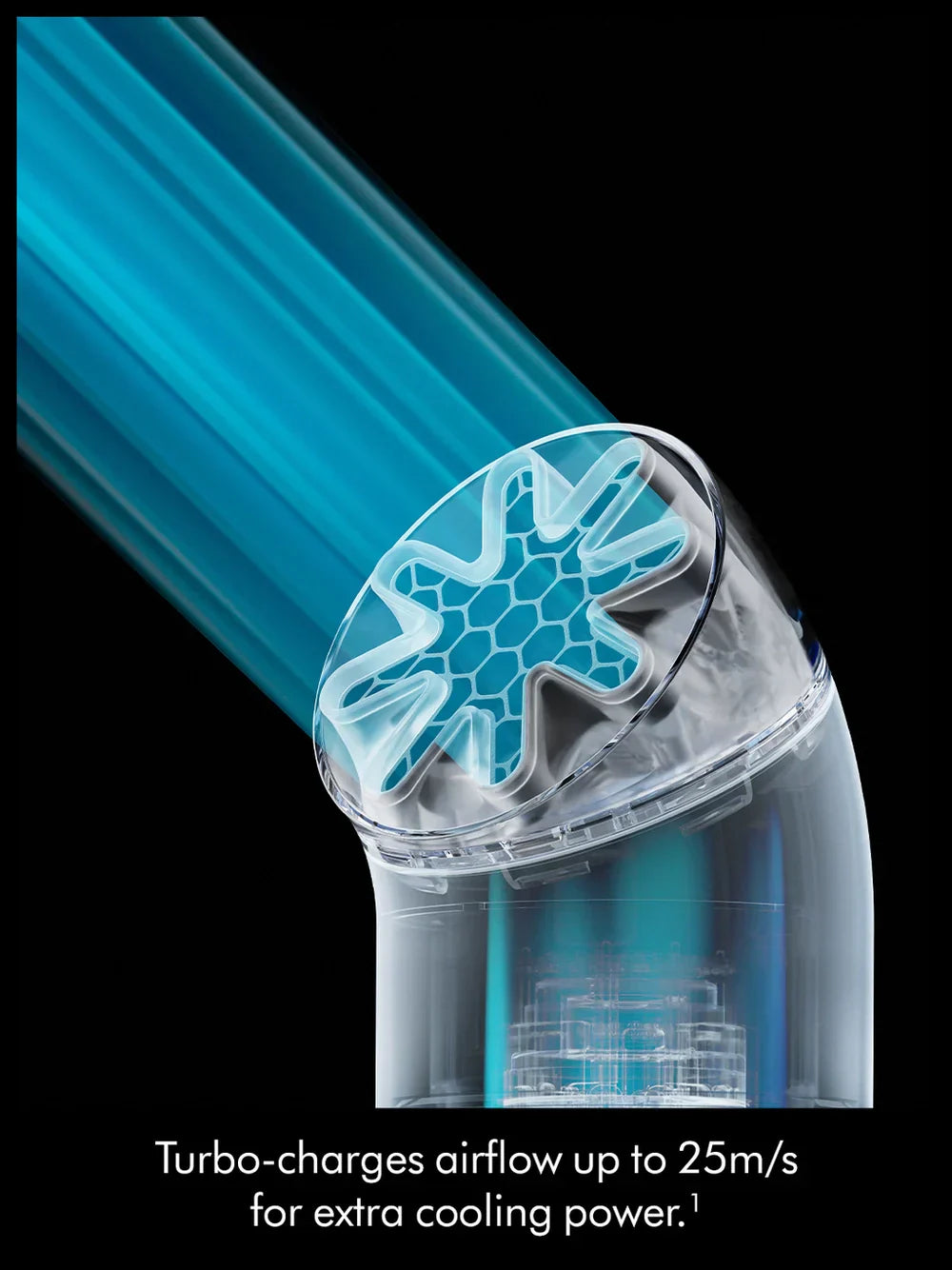Dyson HushJet Mini Cool Portable Cooling Fan - Cobalt/Ink