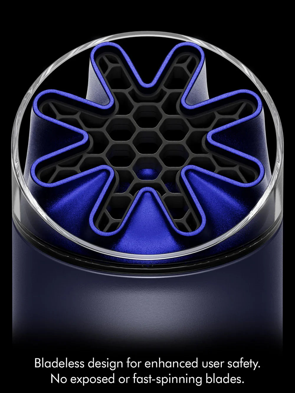 Dyson HushJet Mini Cool Portable Cooling Fan - Cobalt/Ink