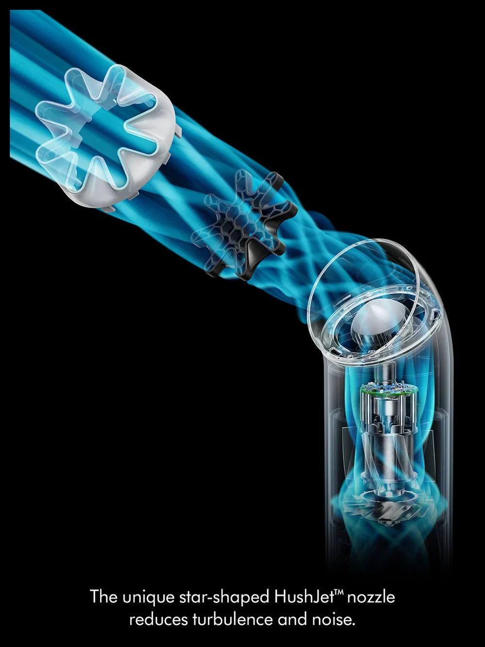 Dyson HushJet Mini Cool Portable Cooling Fan - Cobalt/Ink