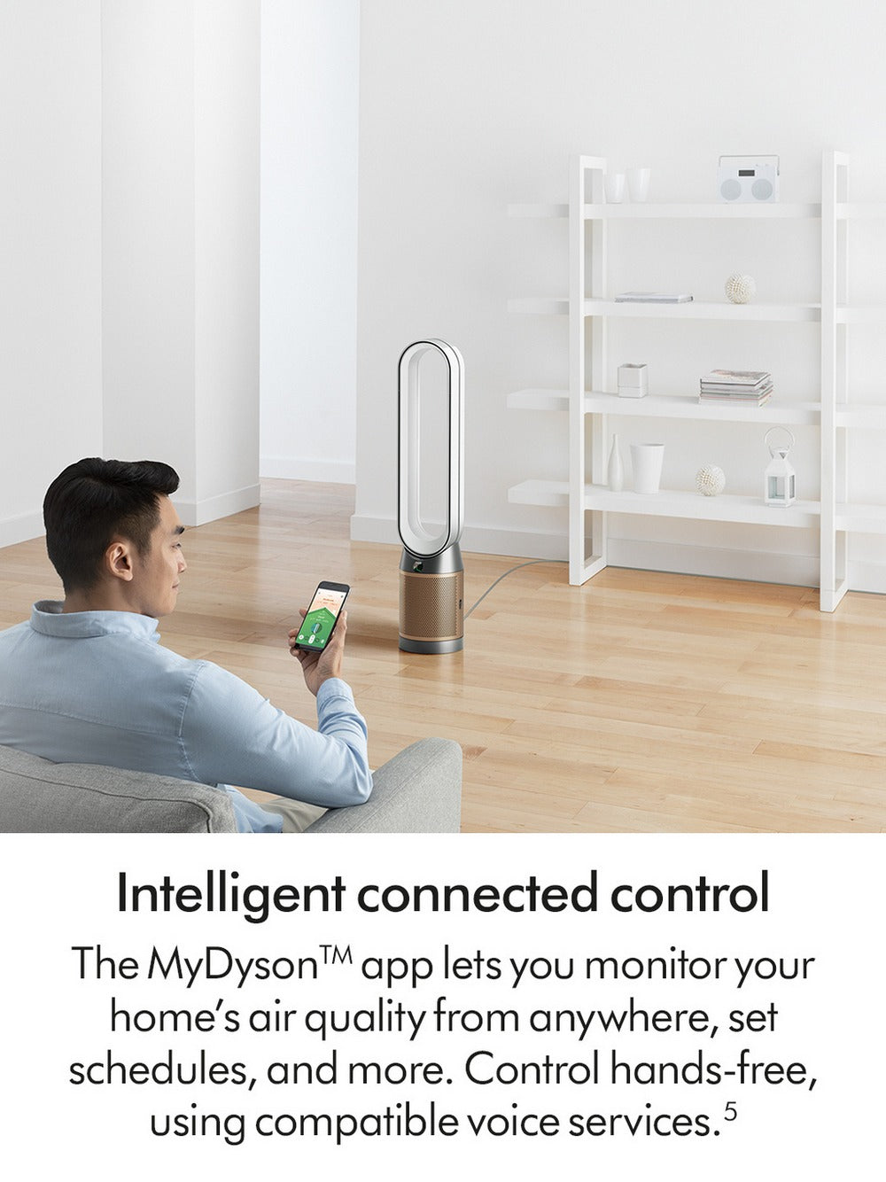 Dyson Purifier Cool PC2 De-NOx Purifying Fan (TP12) - White/Gold