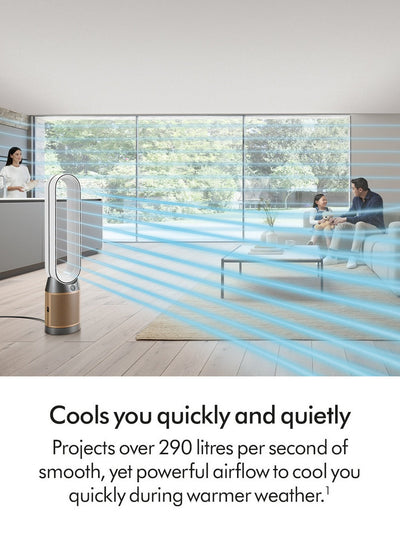 Dyson Purifier Cool PC2 De-NOx Purifying Fan (TP12) - White/Gold
