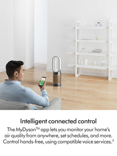 Dyson Purifier Hot+Cool HP2 De-NOx Purifying Fan Heater (HP12) - White/Gold