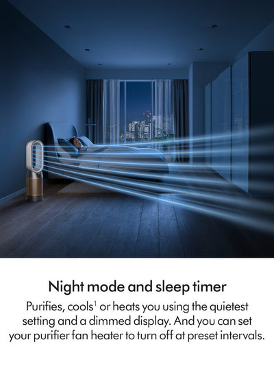Dyson Purifier Hot+Cool HP2 De-NOx Purifying Fan Heater (HP12) - White/Gold
