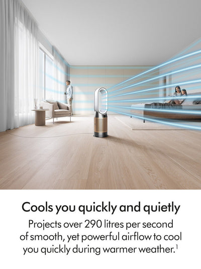 Dyson Purifier Hot+Cool HP2 De-NOx Purifying Fan Heater (HP12) - White/Gold