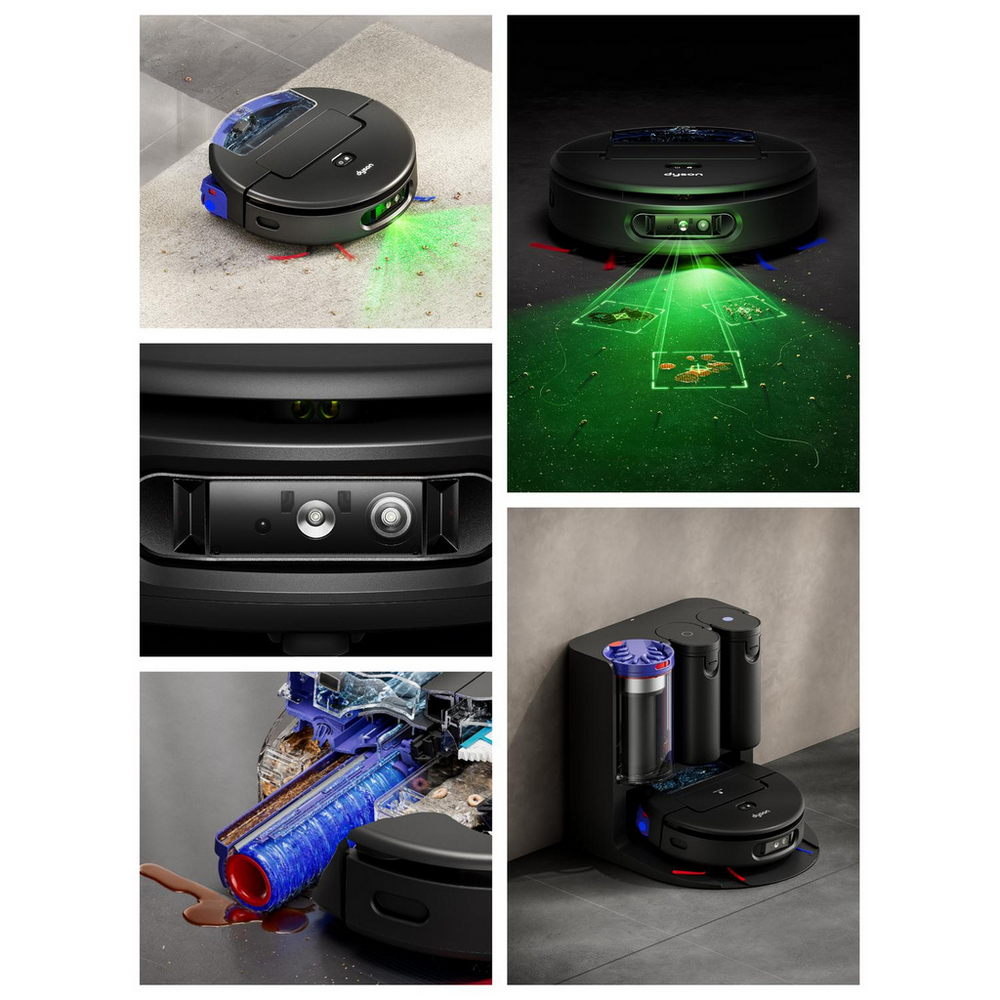 Dyson Spot+Scrub AI Robotic Vacuum Cleaner Black