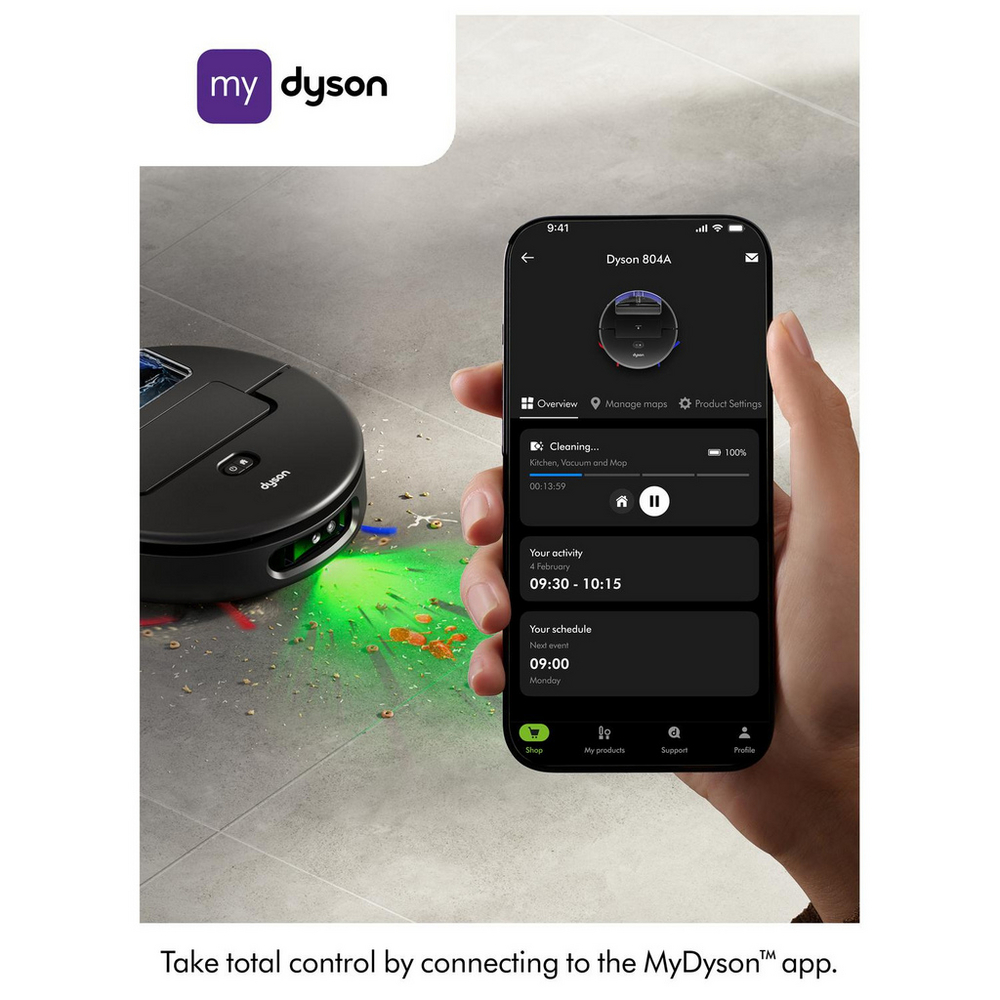 Dyson Spot+Scrub AI Robotic Vacuum Cleaner Black