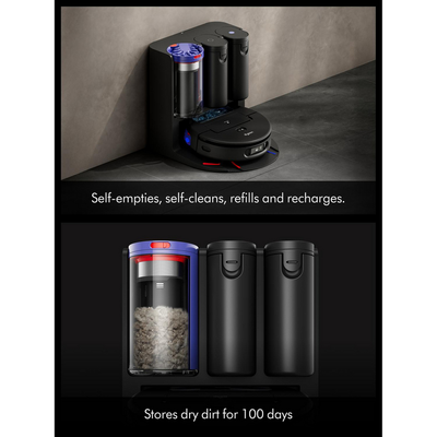 Dyson Spot+Scrub AI Robotic Vacuum Cleaner Black
