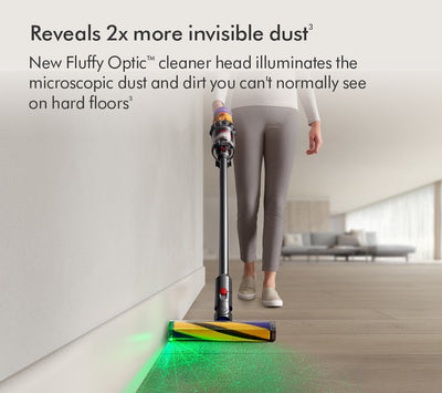Dyson V12 Detect Slim Absolute Cordless Stick Vacuum Cleaner with Floor Dok Yellow Nickel V12-2023DOKKIT