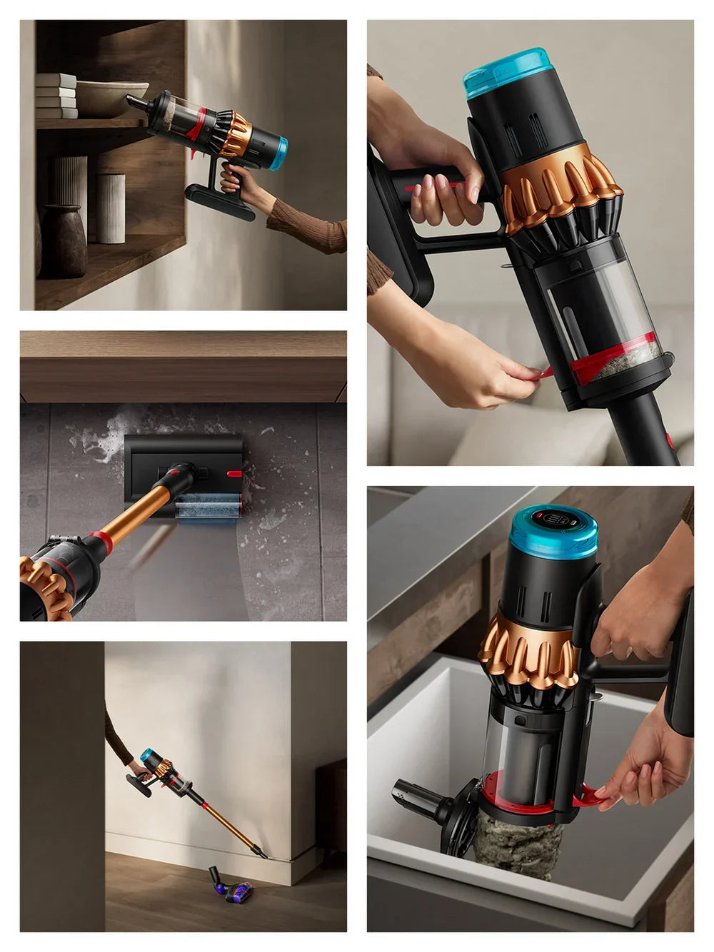 Dyson V16 Piston Animal Submarine Wet and Dry Vacuum Cleaner - Black Copper V16PISTANMLSUB