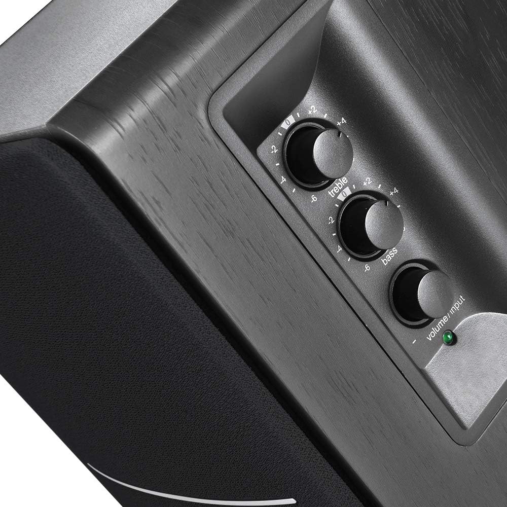 Edifier R1280DBS Active 2.0 BT Bookshelf Speakers Pair with Sub Out - Black