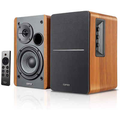 Edifier R1280DBS Active 2.0 BT Bookshelf Speakers Pair with Sub Out - Maple