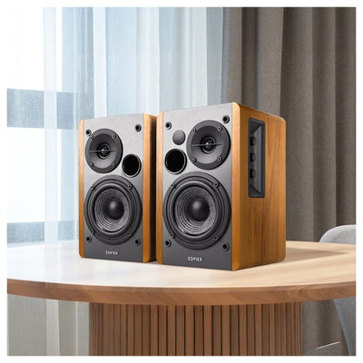 Edifier R1280T Active Bookshelf Speakers Pair - Wood