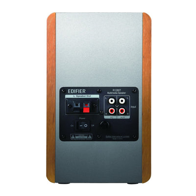 Edifier R1280T Active Bookshelf Speakers Pair - Wood