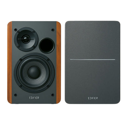 Edifier R1280T Active Bookshelf Speakers Pair - Wood