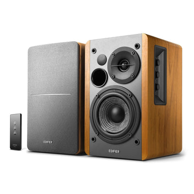 Edifier R1280T Active Bookshelf Speakers Pair - Wood