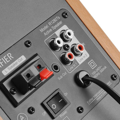Edifier R1280Ts Active Bookshelf Speakers with Subwoofer Out