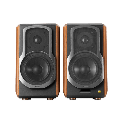 Edifier S1000MKII Active Bluetooth aptX Bookshelf Speakers Brown