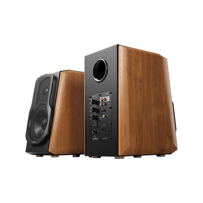 Edifier S1000MKII Active Bluetooth aptX Bookshelf Speakers Brown