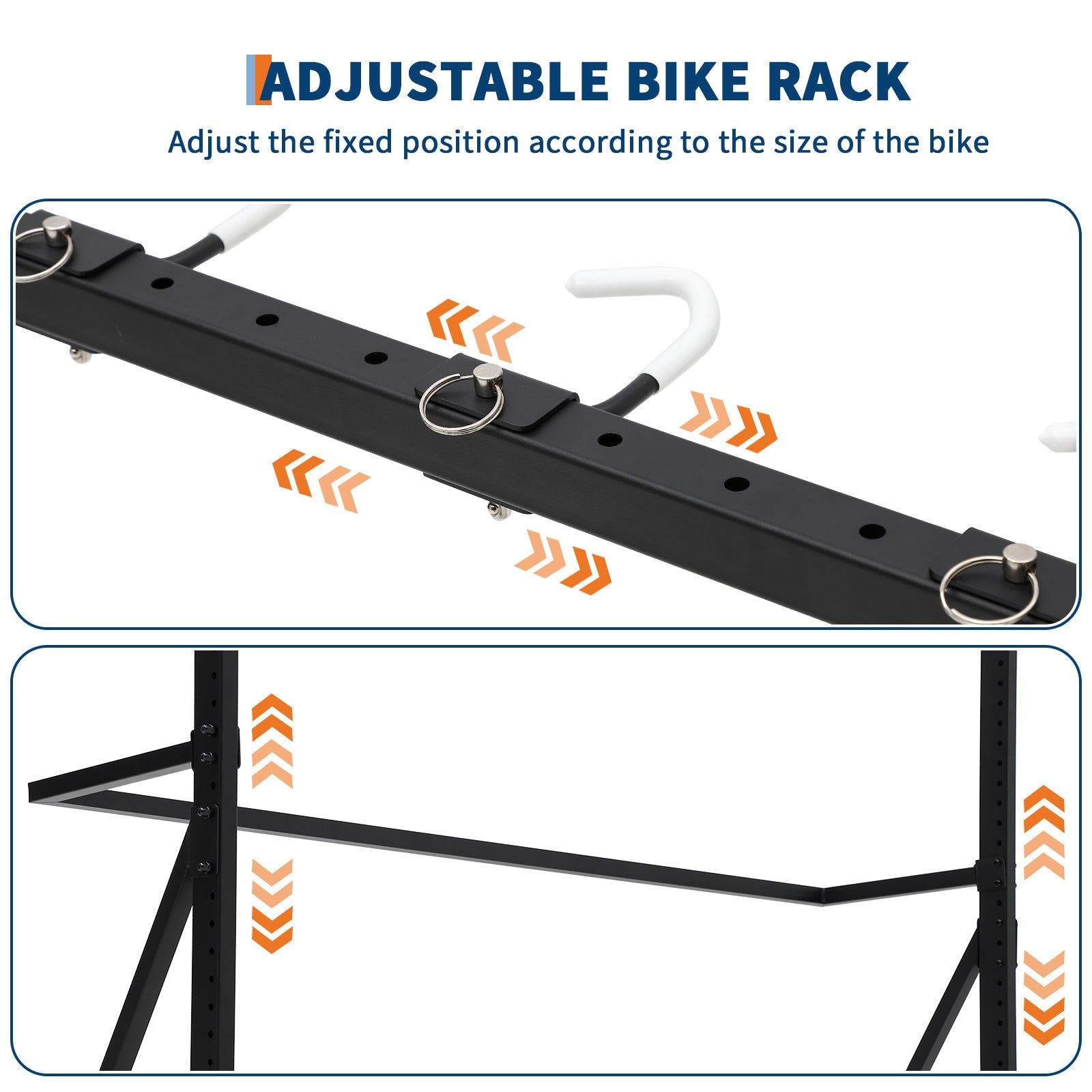 Garvee Heavy Duty Freestanding 5-Bike Rack – Solid Steel Frame, 300 lb Total Capacity, Indoor/Outdoor Bike Storage Stand
