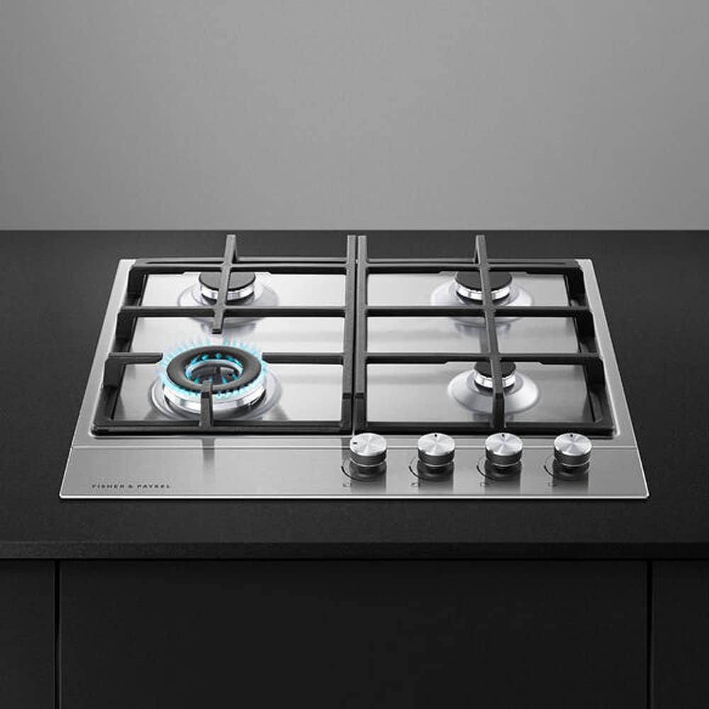 Fisher and Paykel CG604DLPX1 Series 7 60cm 4 Burner Gas Hob Stainless Steel