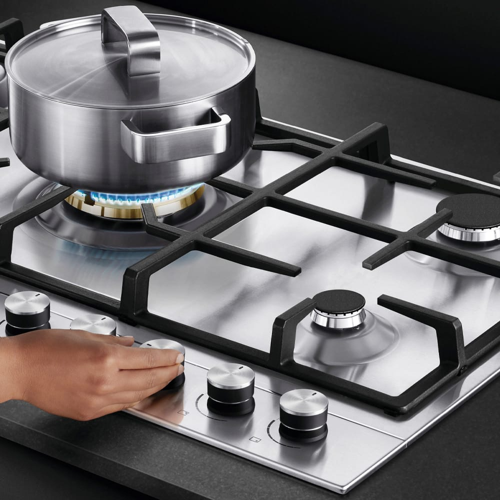 Fisher and Paykel CG905DNGX1 Series 7 90cm 5 Burner Gas Hob Stainless Steel