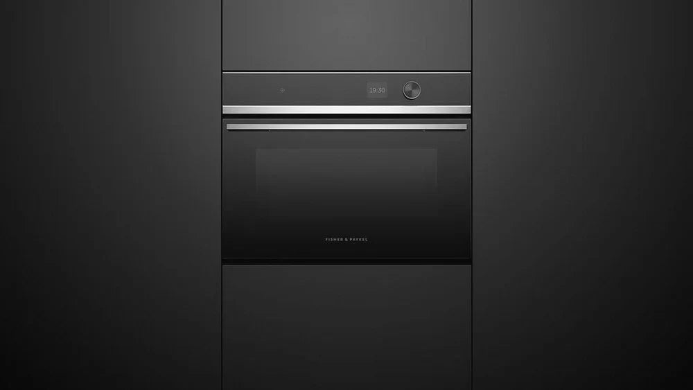 Fisher and Paykel OM60NDLX1 Series 7 Contemporary Compact Combi-Microwave Built-In Oven Stainless Steel