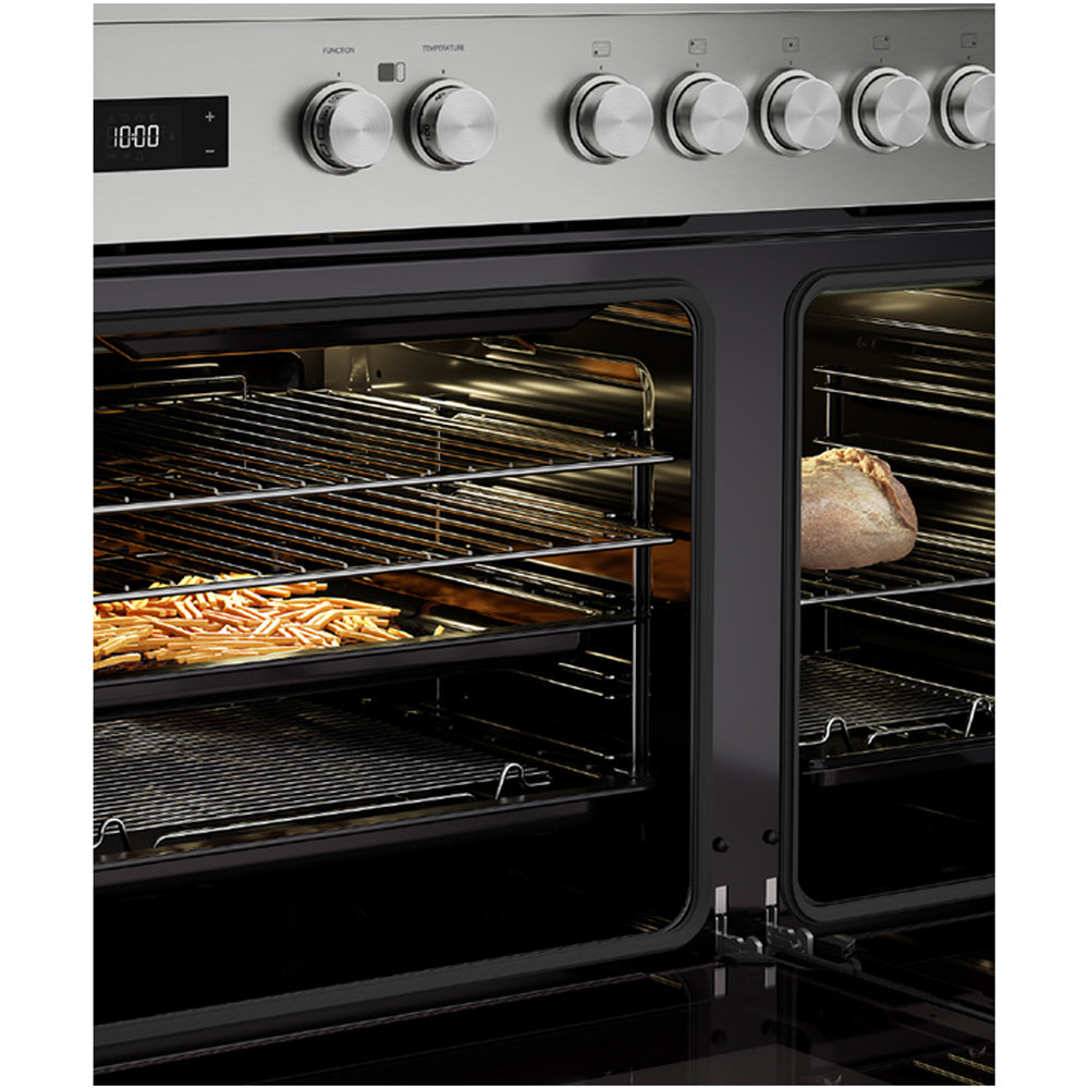 Fisher and Paykel OR90L7DBGFX2 Series 7 Contemporary Dual Fuel 5 Burner Range Cooker Stainless Steel