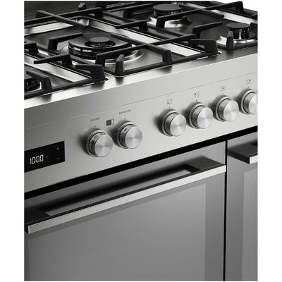 Fisher and Paykel OR90L7DBGFX2 Series 7 Contemporary Dual Fuel 5 Burner Range Cooker Stainless Steel