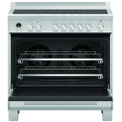 Fisher and Paykel OR90SDI6X1 Series 9 Classic Single Oven Induction Range Cooker With Pyrolytic Cleaning Stainless Steel
