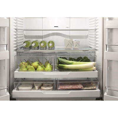 Fisher And Paykel RF540AZUB6 Series 7 Freestanding Plumbed-In American Fridge Freeze Matte Black