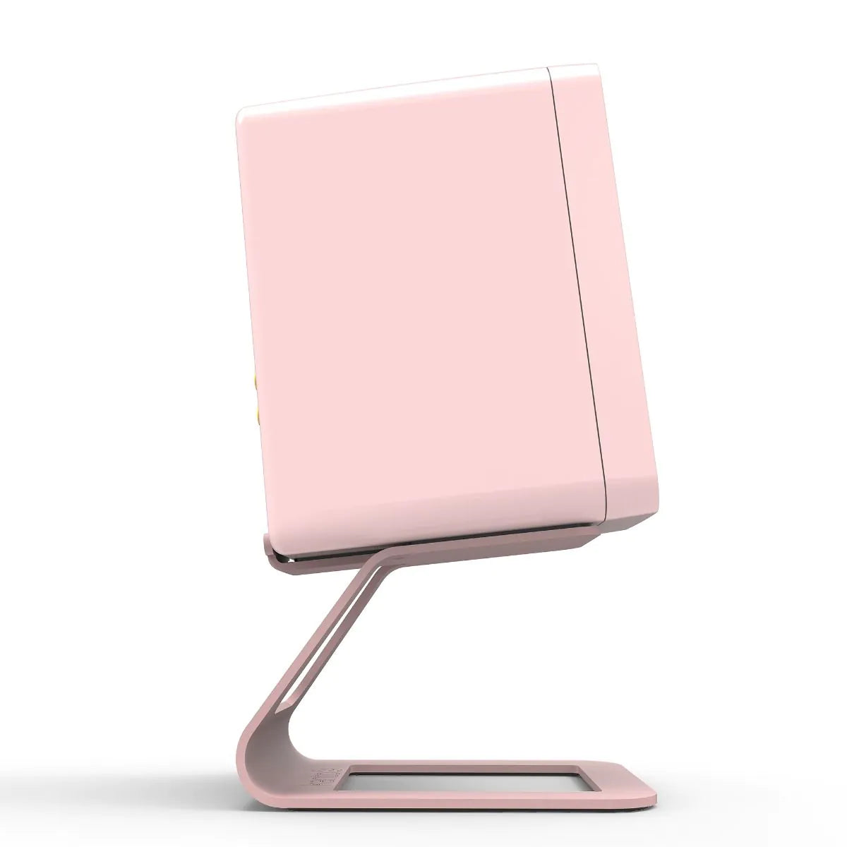 Kanto ORA 100W Powered Reference Desktop Speakers with Bluetooth & SE2 Speaker Stands Package Pink