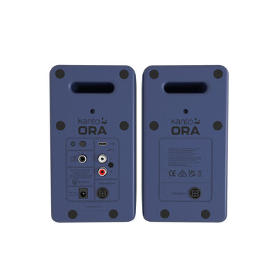 Kanto Ora Powered Reference Desktop Speakers with Bluetooth Indigo