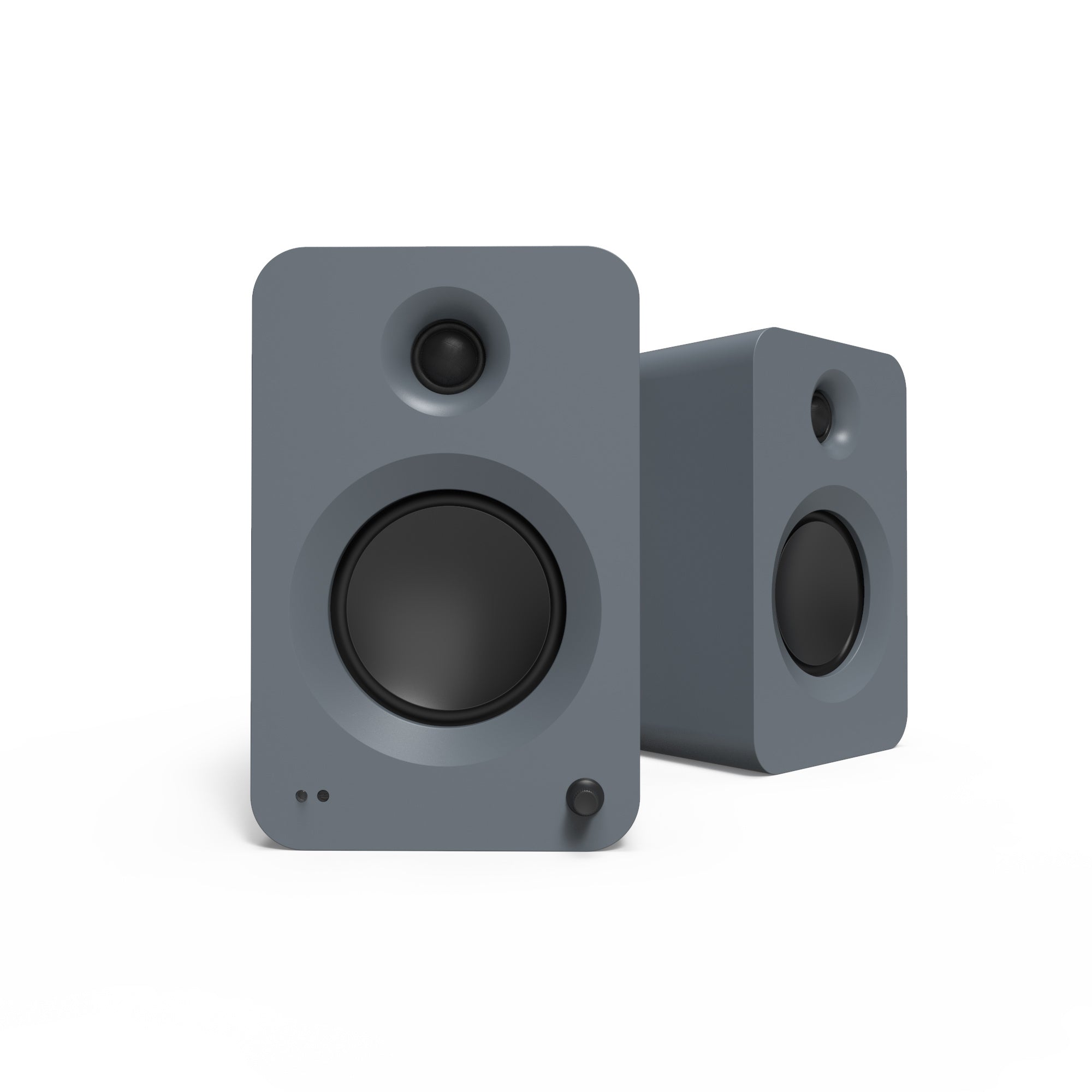 Kanto REN 200W Powered Bookshelf Speakers Pair with HDMI ARC USB-C and Bluetooth 5.3 - Matte Grey