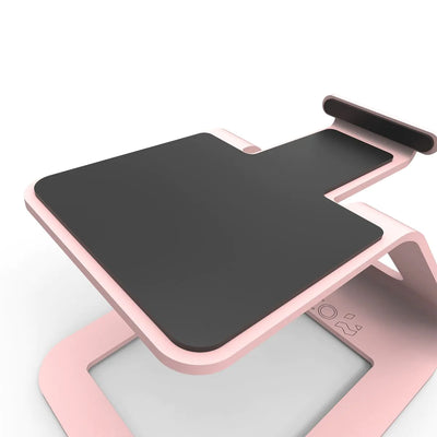 Kanto SE2 Small Elevated Desktop Speaker Stands Pink