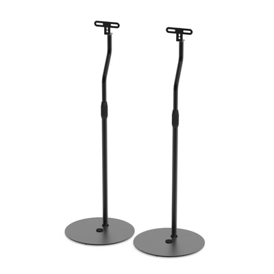 Kanto SLH Height Adjustable Floor Universal Speaker Stands Black