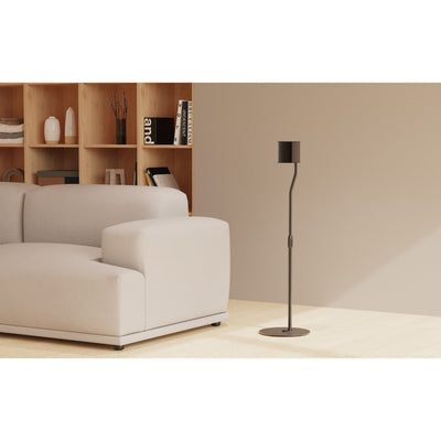 Kanto SLH Height Adjustable Floor Universal Speaker Stands Black