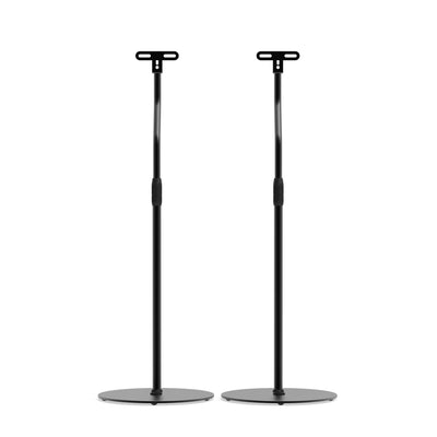 Kanto SLH Height Adjustable Floor Universal Speaker Stands Black