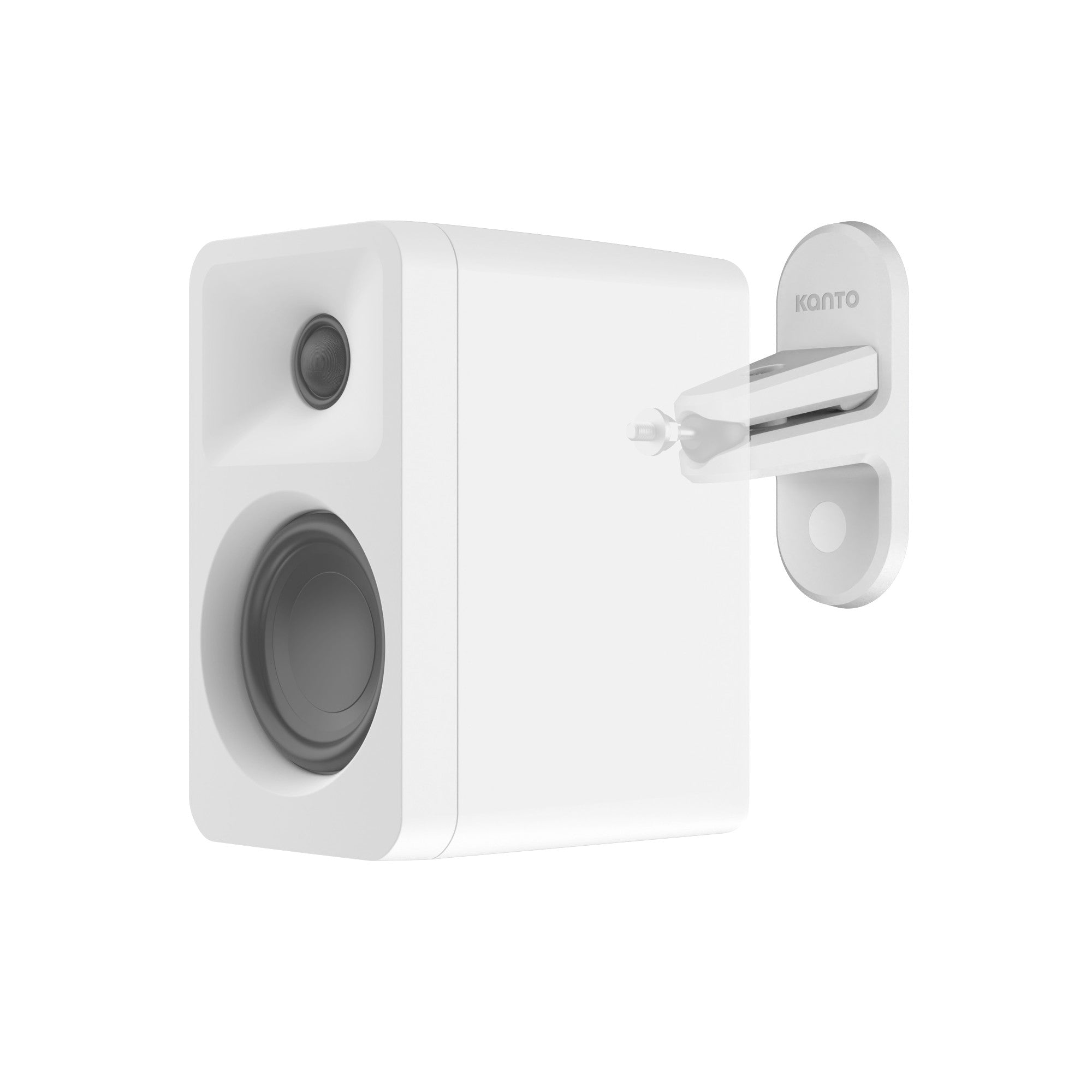 Kanto SPW3 Rear Mount Universal Speaker Wall Mount White