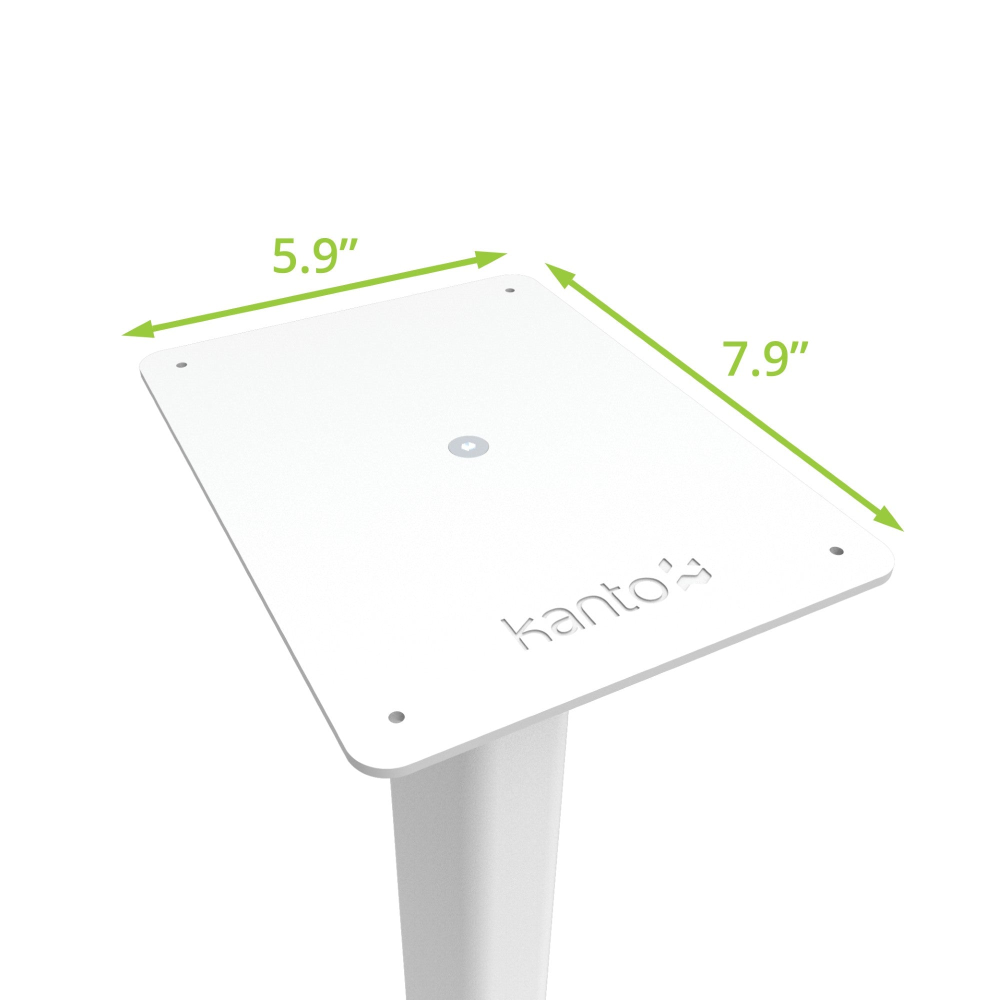 Kanto ST34 Speaker Stands Pair 34 Inch with MDF Base White