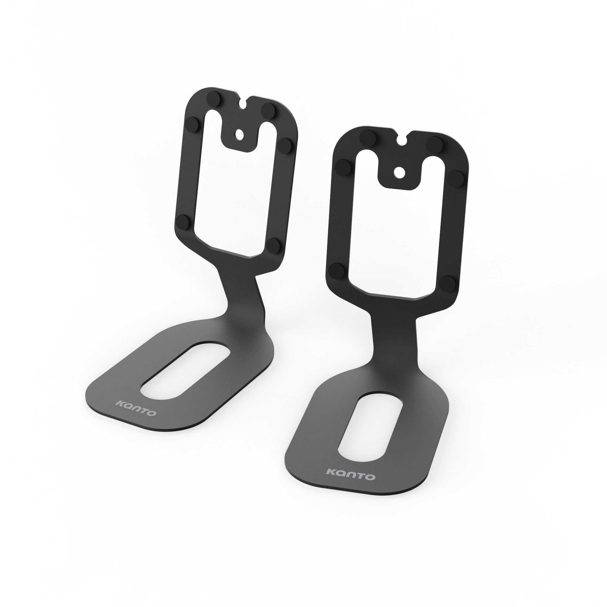 Kanto SU2 Rear-Mounted Desktop Stands for UKI and ORA Speakers Black
