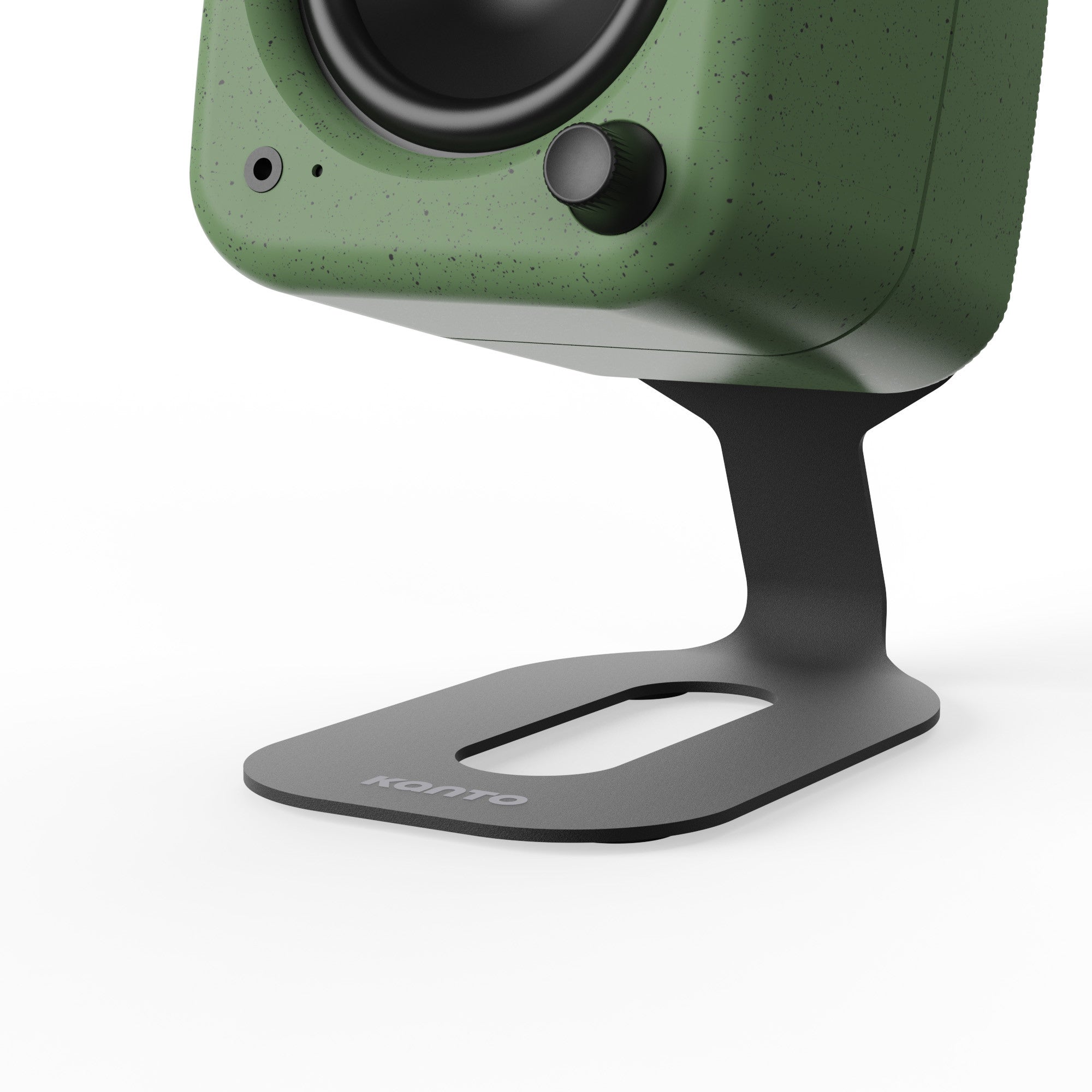 Kanto SU2 Rear-Mounted Desktop Stands for UKI and ORA Speakers Black