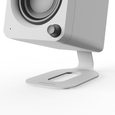 Kanto SU2 Rear-Mounted Desktop Stands for UKI and ORA Speakers White