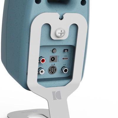 Kanto SU2 Rear-Mounted Desktop Stands for UKI and ORA Speakers White